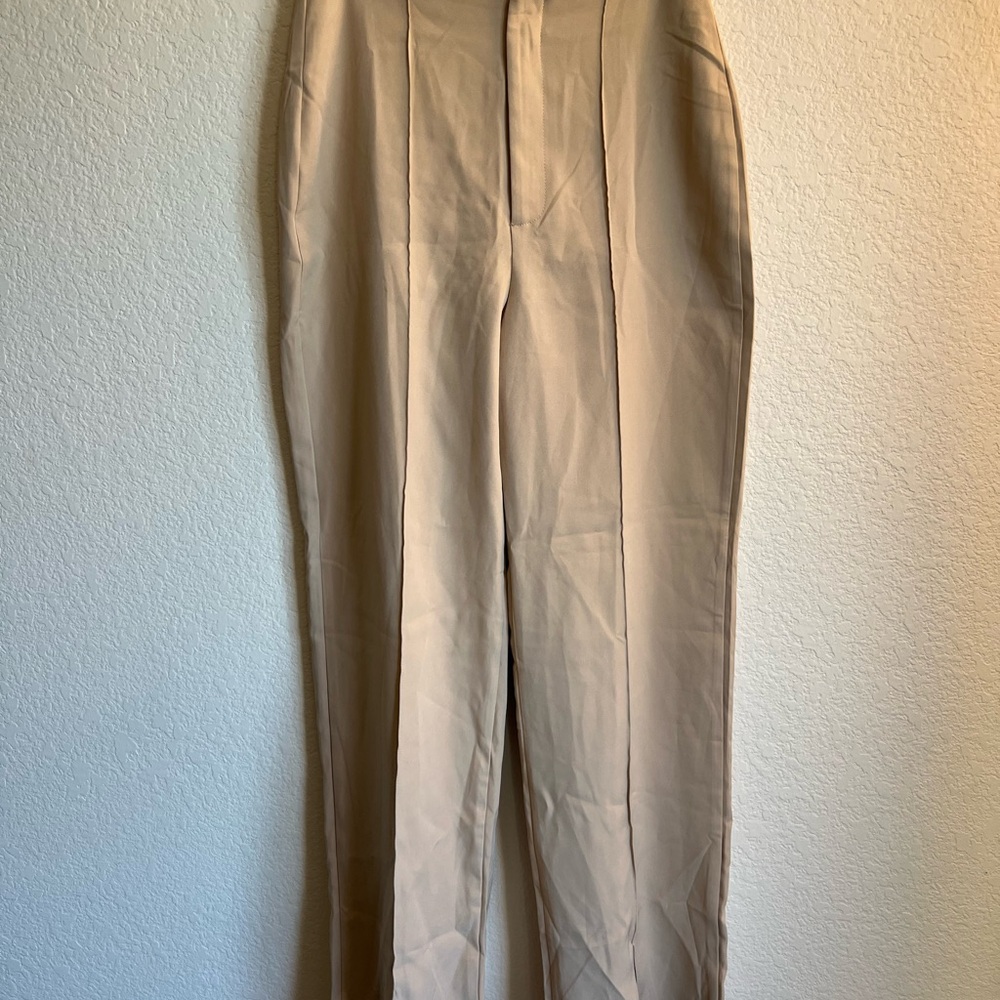 Missguided + Tan Trousers